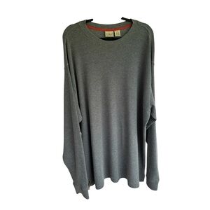 L.L.Bean Big & Tall Mens Grey Pullover Basic Sweater Sz 2xL